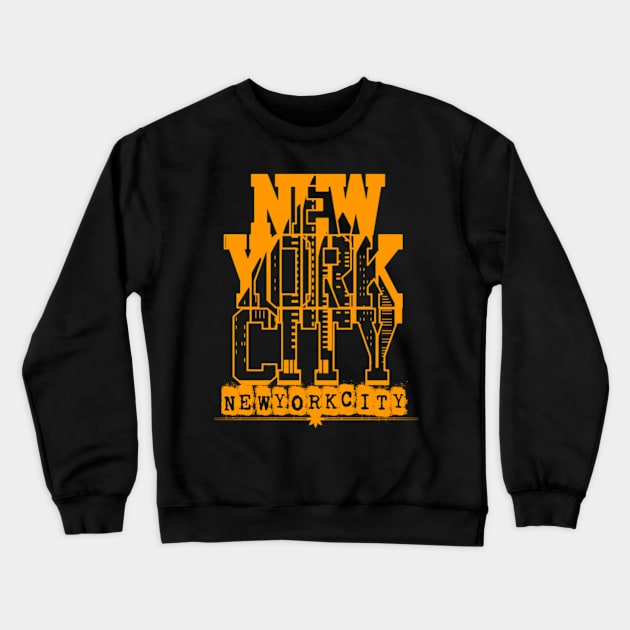 New York city Crewneck Sweatshirt by Ashmastyle